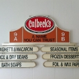 Calbeck's Aisle Markers Mid 80's
